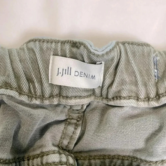 J. Jill Denim High-Rise Straight Leg Denim, Light Eucalyptus Color, Size 16 - Picture 3 of 4
